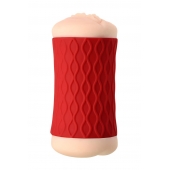 Двухсторонний мастурбатор JOS  NADIN в красном цилиндре - JOS - в Саратове купить с доставкой