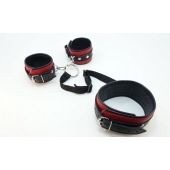 Кожаный БДСМ-набор - БДСМ Арсенал - купить с доставкой в Саратове