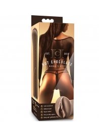 Коричневый мастубратор-вагина Nicole s Kitty - Blush Novelties - в Саратове купить с доставкой