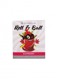 Стимулирующий презерватив-насадка Roll   Ball Raspberry - Sitabella - купить с доставкой в Саратове