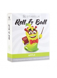 Стимулирующий презерватив-насадка Roll   Ball Apple - Sitabella - купить с доставкой в Саратове