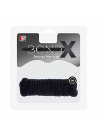 Чёрная веревка для связывания BONDX LOVE ROPE - 5 м. - Dream Toys - купить с доставкой в Саратове