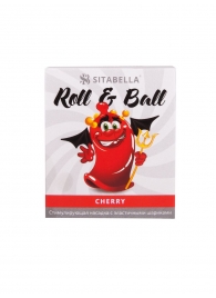 Стимулирующий презерватив-насадка Roll   Ball Cherry - Sitabella - купить с доставкой в Саратове