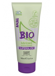 Интимный увлажняющий анальный гель BIO SuperGlide - 100 мл. - HOT - купить с доставкой в Саратове