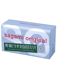 Ультратонкие презервативы Sagami Original - 12 шт. - Sagami - купить с доставкой в Саратове