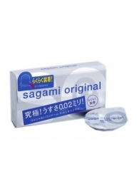 Ультратонкие презервативы Sagami Original QUICK - 6 шт. - Sagami - купить с доставкой в Саратове