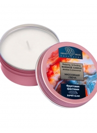 Массажная свеча  Фруктовая фантазия - БиоМед - купить с доставкой в Саратове