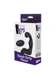 Черный вибромассажер простаты REMOTE BOOTY PLEASER - Dream Toys - в Саратове купить с доставкой