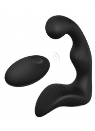 Черный вибромассажер простаты REMOTE BOOTY PLEASER - Dream Toys - в Саратове купить с доставкой