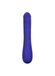 Фиолетовый вибратор с электростимуляцией Intimate E-Stimulator Petite Wand - 18,5 см. - California Exotic Novelties - купить с доставкой в Саратове