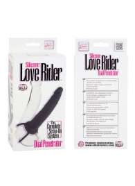 Насадка на пенис Silicone Love Rider Dual Penetrator для двойного проникновения - 14 см. - California Exotic Novelties - в Саратове купить с доставкой