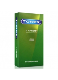 Текстурированные презервативы Torex  С точками  - 12 шт. - Torex - купить с доставкой в Саратове