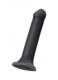 Черный фаллос на присоске Silicone Bendable Dildo XL - 20 см. - Strap-on-me - купить с доставкой в Саратове