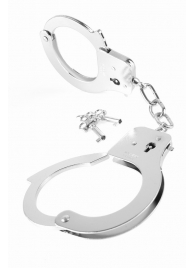 Металлические серебристые наручники Designer Metal Handcuffs - Pipedream - купить с доставкой в Саратове