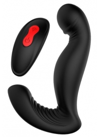 Черный вибромассажер простаты SWIRLING P-PLEASER - Dream Toys - в Саратове купить с доставкой