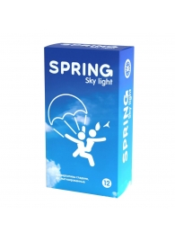 Ультратонкие презервативы SPRING SKY LIGHT - 12 шт. - SPRING - купить с доставкой в Саратове