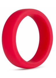 Красное эрекционное кольцо Silicone Go Pro Cock Ring - Blush Novelties - в Саратове купить с доставкой