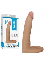 Телесная насадка-фаллоимитатор для двойного проникновения - 17 см. - Lovetoy - купить с доставкой в Саратове