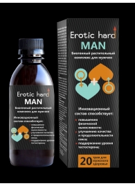 Мужской биогенный концентрат для усиления эрекции Erotic hard Man - 250 мл. - Erotic Hard - купить с доставкой в Саратове