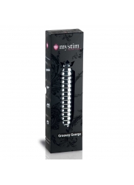 Рельефный фаллос для интенсивного электросекса Groovey George - 20 см. - MyStim - купить с доставкой в Саратове