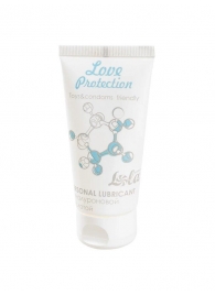 Увлажняющий лубрикант на водной основе Love Protection - 50 мл. - Lola Games - купить с доставкой в Саратове