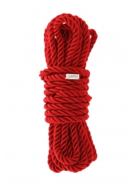 Красная веревка для шибари DELUXE BONDAGE ROPE - 5 м. - Dream Toys - купить с доставкой в Саратове