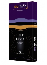 Разноцветные презервативы DOMINO Colour Beauty - 6 шт. - Domino - купить с доставкой в Саратове