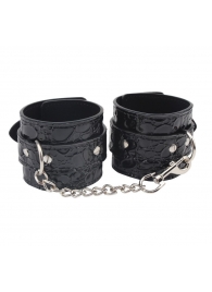 Черные наручники Be good Wrist Cuffs - Chisa - купить с доставкой в Саратове