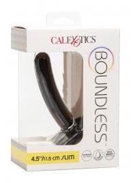 Черный анальный стимулятор Boundless 4.5” Slim Probe - 11,5 см. - California Exotic Novelties - купить с доставкой в Саратове