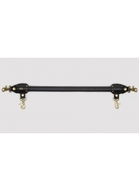 Черная распорка для ног Bound to You Faux Leather Spreader Bar - 50,8 см. - Fifty Shades of Grey - купить с доставкой в Саратове