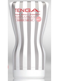 Мастурбатор TENGA Squeeze Tube Cup Soft - Tenga - в Саратове купить с доставкой