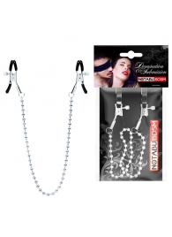 Оригинальные зажимы на соски с бусами - Notabu - купить с доставкой в Саратове