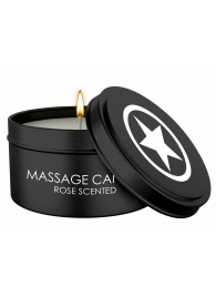 Массажная свеча с ароматом розы Massage Candle - Shots Media BV - купить с доставкой в Саратове