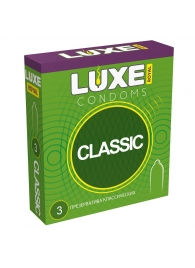 Гладкие презервативы LUXE Royal Classic - 3 шт. - Luxe - купить с доставкой в Саратове