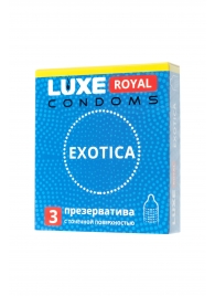 Текстурированные презервативы LUXE Royal Exotica - 3 шт. - Luxe - купить с доставкой в Саратове