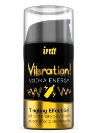 Жидкий интимный гель с эффектом вибрации Vibration! Vodka Energy - 15 мл. - INTT - купить с доставкой в Саратове