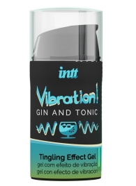 Жидкий интимный гель с эффектом вибрации Vibration! Gin   Tonic - 15 мл. - INTT - купить с доставкой в Саратове