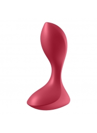 Красный вибромассажёр простаты Satisfyer Backdoor Lover - 14 см. - Satisfyer - в Саратове купить с доставкой