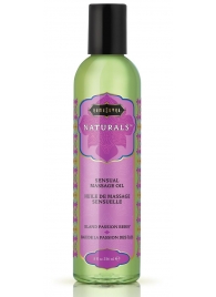Массажное масло Naturals Island Passion Berry с ароматом тропических фруктов - 236 мл. - Kama Sutra - купить с доставкой в Саратове