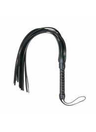 Черный флоггер Flogger Whip - 46 см. - Easy toys - купить с доставкой в Саратове