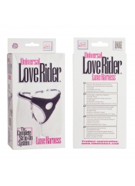 Трусы для страпона с универсальным креплением Universal Love Rider Luxe Harness - California Exotic Novelties - купить с доставкой в Саратове