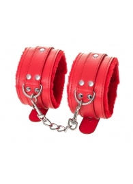 Красные оковы Anonymo из искусственной кожи - ToyFa - купить с доставкой в Саратове