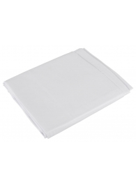Белая виниловая простынь Vinyl Bed Sheet - Orion - купить с доставкой в Саратове