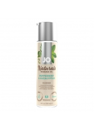 Массажное масло с ароматом перечной мяты и эвкалипта JO Naturals Peppermint   Eucalyptus - 120 мл. - System JO - купить с доставкой в Саратове