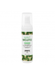 Разогревающее массажное масло с ароматом мохито Gourmet Mint Mojito - 50 мл. - Exsens - купить с доставкой в Саратове