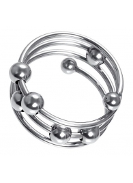 Большое металлическое кольцо под головку пениса - ToyFa - купить с доставкой в Саратове