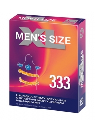 Стимулирующая насадка на пенис MEN SIZE 333 - Sitabella - в Саратове купить с доставкой