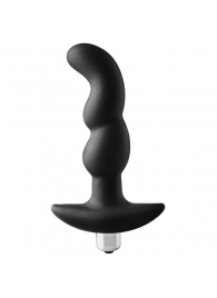 Черная вибропробка для простаты FantASStic Vibrating Prostate Plug - 14,5 см. - Dream Toys - в Саратове купить с доставкой