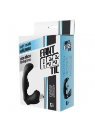 Черный вибромассажер простаты FantASStic Vibrating Prostate Massager - 11,3 см. - Dream Toys - в Саратове купить с доставкой