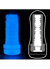 Светящийся в темноте мастурбатор Lumino Play Masturbator Ribbed - Lovetoy - в Саратове купить с доставкой